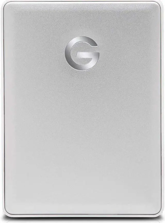 Alt view image 12 of 20 - G-Technology 2TB G-DRIVE mobile USB-C Portable External Hard Drive, USB 3.1 Gen 1, Silver (0G10339)