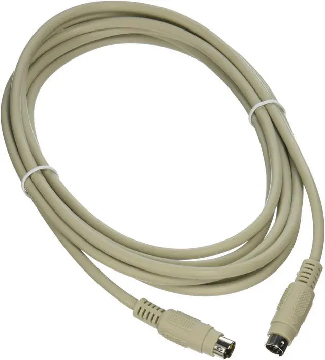 Alt view image 4 of 8 - C2G 09471 PS/2 M/M Keyboard/Mouse Cable, Beige (10 Feet, 3.04 Meters)