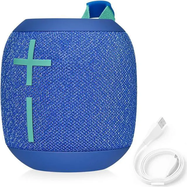 Alt view image 17 of 20 - Ultimate Ears WONDERBOOM 2 Portable Bluetooth Speaker - Bermuda Blue