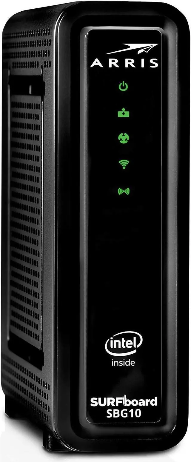 Alt view image 6 of 12 - ARRIS Surfboard (16x4) DOCSIS 3.0 Cable Modem Plus AC1600 Dual Band Wi-Fi Router, 686 Mbps Max Speed, Certified for Xfinity, Spectrum, Cox & More (SBG10)