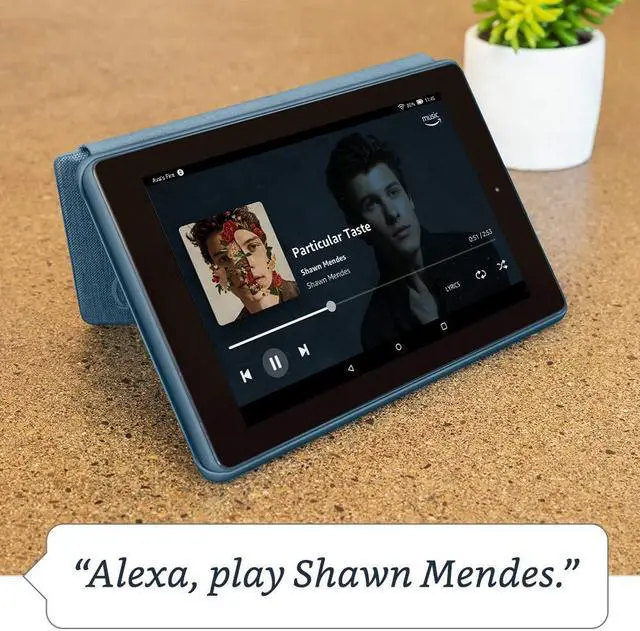 Alt view image 12 of 20 - Amazon Fire 7 2019 7" Tablet 16GB Plum B07HZQBBKL