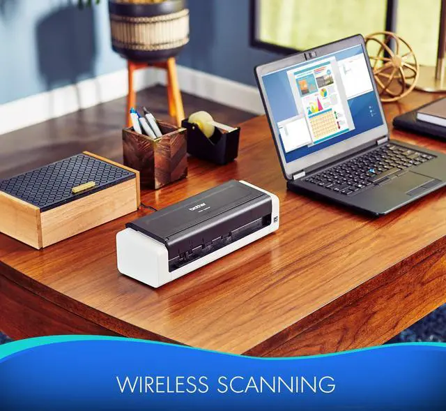 Alt view image 8 of 20 - Brother International - ADS-1250W - Brother ADS-1250W Wireless Compact Desktop Scanner - 25 ppm (Mono)