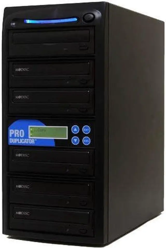 Alt view image 9 of 11 - Produplicator 1 to 5 24X Burner CD DVD Duplicator - Standalone Copier Duplication Tower (ESDVDS24X05)