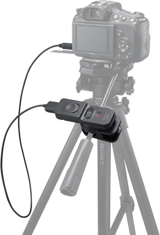 Alt view image 11 of 20 - Sony RM-VPR1 Remote Control with Multi-terminal Cable for Select Sony Cameras