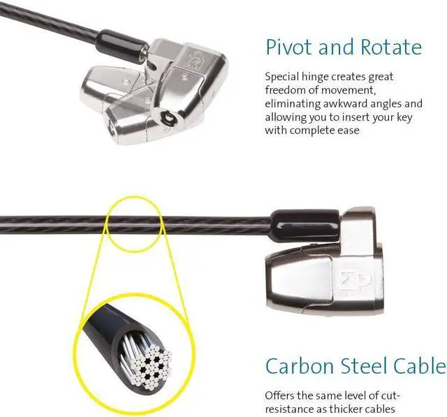 Alt view image 14 of 20 - Kensington ClickSafe 2.0 Keyed Laptop Lock