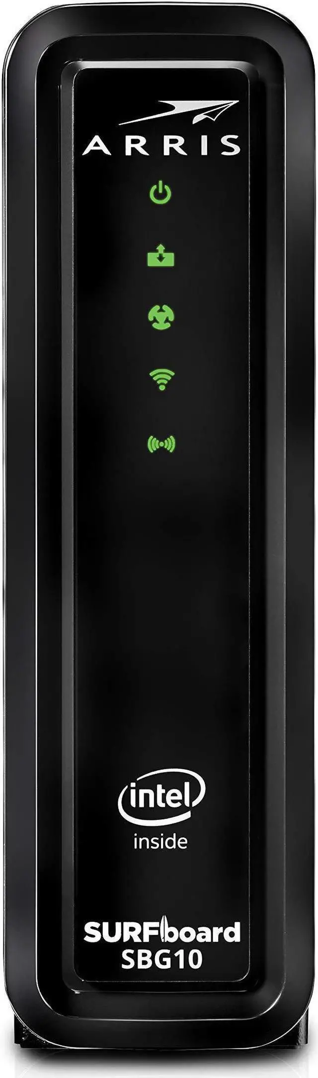 Alt view image 9 of 12 - ARRIS Surfboard (16x4) DOCSIS 3.0 Cable Modem Plus AC1600 Dual Band Wi-Fi Router, 686 Mbps Max Speed, Certified for Xfinity, Spectrum, Cox & More (SBG10)