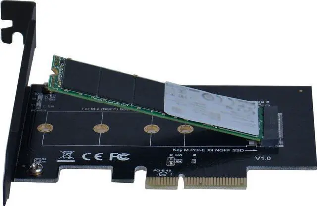 Alt view image 11 of 20 - ADDS ONE M.2 PCIE SSD (M KEY, NVME, AHCI) TO YOUR PCIE EQUIPPED DESKTOP COMPUTER