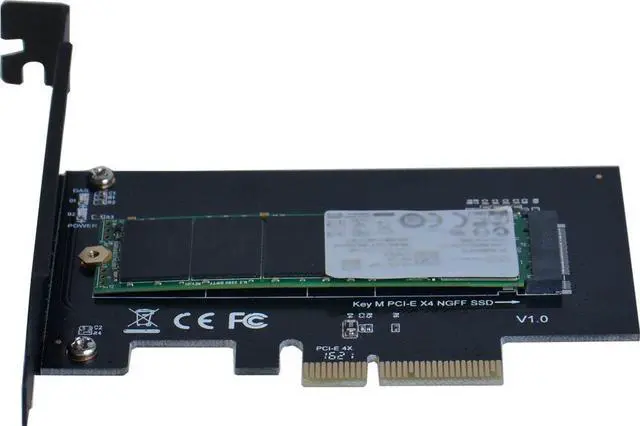 Alt view image 12 of 20 - ADDS ONE M.2 PCIE SSD (M KEY, NVME, AHCI) TO YOUR PCIE EQUIPPED DESKTOP COMPUTER