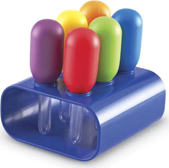 Alt view image 8 of 15 - Learning Resources Primary Science Jumbo Eyedroppers with Stand (LER2779) LER2779 LEARNING RESOURCES