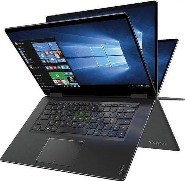 Alt view image 2 of 8 - Lenovo 80V50010US Yoga 710 2-in-1 15.6" Touch-Screen Laptop - Intel Core i5 - 8GB Memory - 256GB Solid State Drive - Black Touchscreen Tablet PC Computer