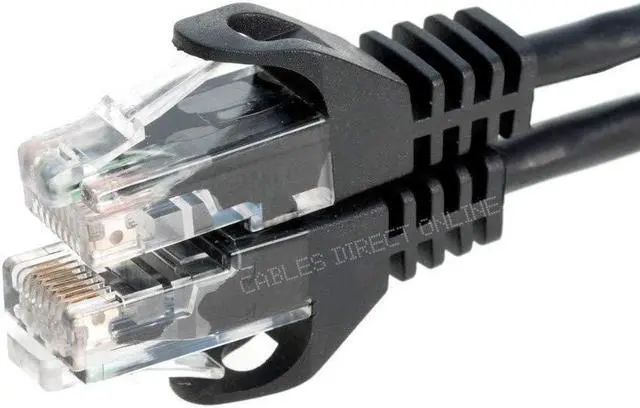 Alt view image 6 of 7 - Cables Direct Online 50ft Cat5e Ethernet Patch Cable, RJ45 Connectors, Black