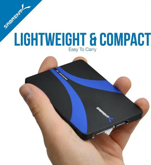 Alt view image 7 of 7 - SABRENT M.2 SSD [SATA] to 2.5 Inch SATA III Aluminum Enclosure Adapter (EC-M2SA)