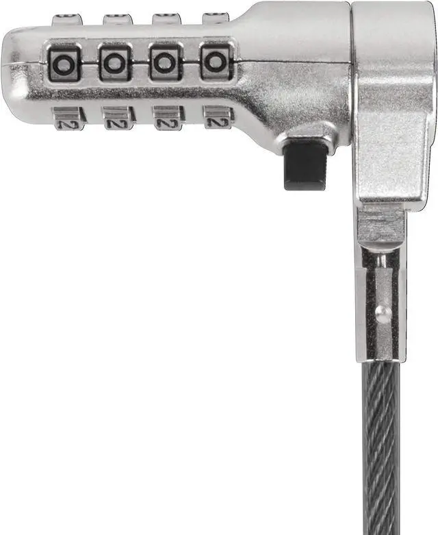 Alt view image 5 of 10 - Targus DEFCON 3-in-1 Universal Resettable Combo Cable Lock ASP86RGLX
