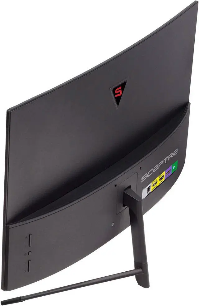 Alt view image 10 of 20 - Sceptre 23.6" Metal Black C248B-144RN Full HD 1920x1080 144Hz AMD FreeSync DisplayPort 2xHDMI Built-in Speakers Edge-less Curved Gaming LED Monitor