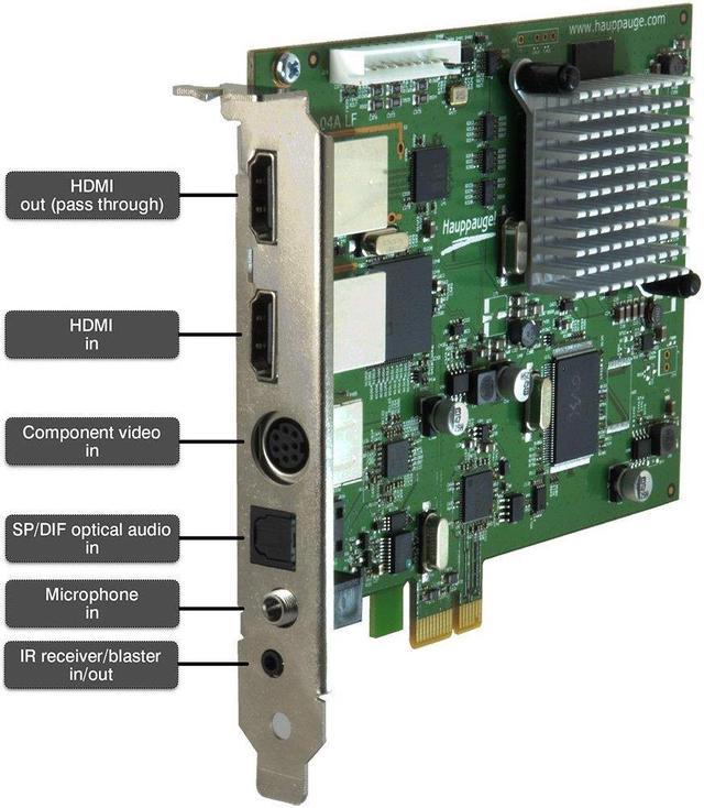 Hauppauge Colossus HD VIDEO sale RECORDER pcie hdmi component inputs