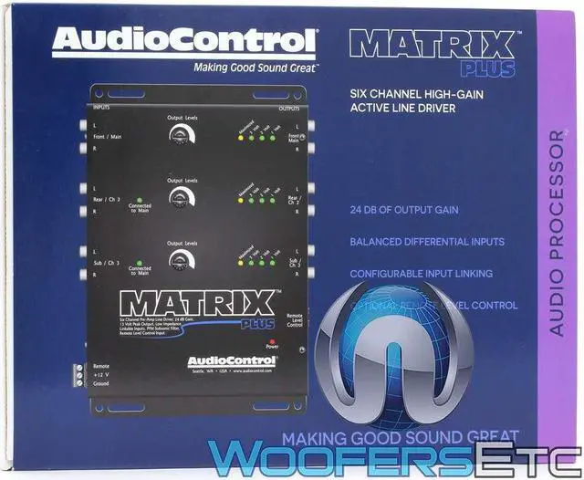 Alt view image 19 of 20 - Audiocontrol MATRIX PLUS 6-channel Line Driver