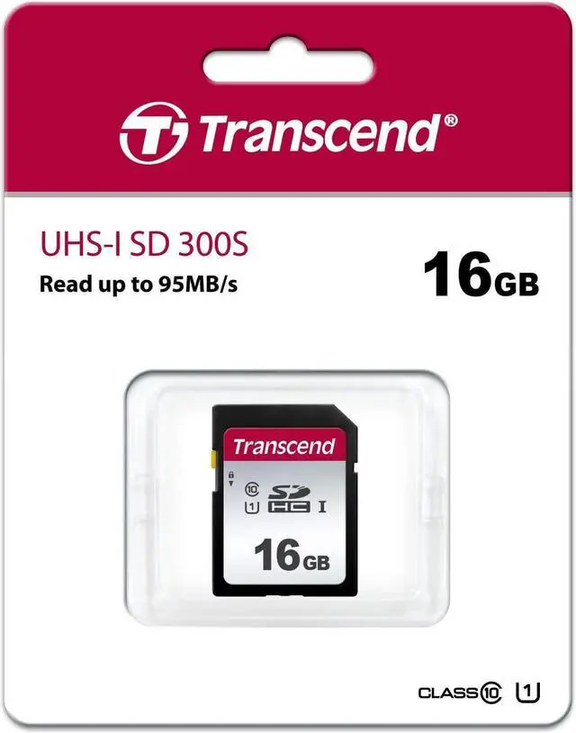 Alt view image 4 of 16 - TRANSCEND TS16GSDC300S 16GB UHS-I U1 SD CARD