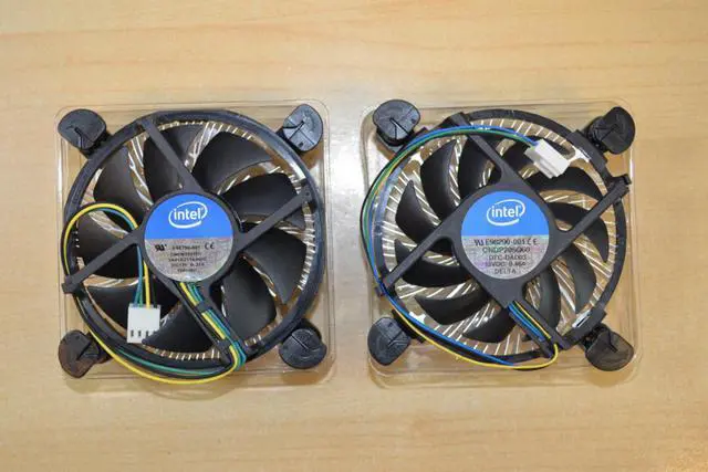 Alt view image 3 of 3 - Genuine Intel Mini-ITX Cooling Fan for Socket LGA1200 / LGA115X Ultra Slim Low Profile 1U