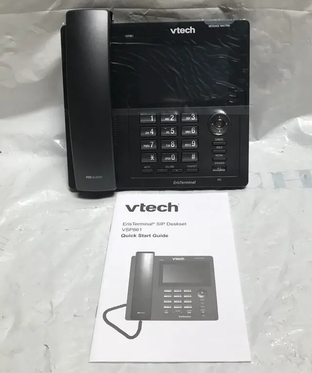 Alt view image 7 of 17 - Vtech VSP861 ErisTerminal ,DECT RF module embedded for cordless handset