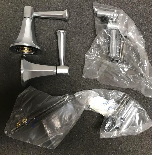 Alt view image 3 of 5 - Kohler K-T10427-4C-G Memoirs Double Metal Lever Handle Thermostatic Valve Trim