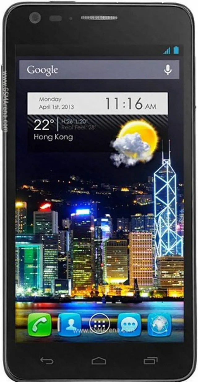 Main image of Alcatel OneTouch Idol Ultra, 6033, Black, 16GB, T-Mobile, 4.7
