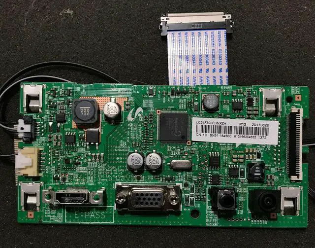 Alt view image 3 of 3 - Samsung Monitor LC24F390FHNXZA CF390 24" Main Board with Power Button