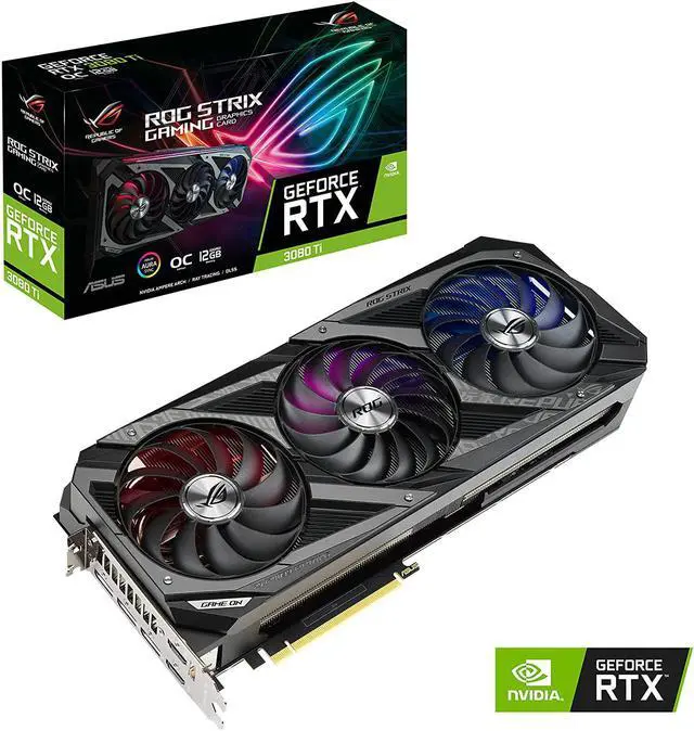 Main image of NVIDIA ASUS ROG Strix GeForce RTX 3080 Ti 12G OC Graphics Card (ROG-STRIX-RTX3080TI-O12G-GAMING)