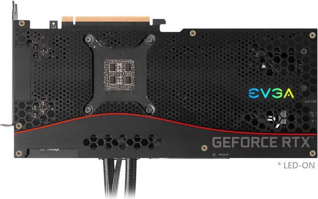 Alt view image 7 of 7 - EVGA GeForce RTX 3080 FTW3 ULTRA HYBRID GAMING, 10G-P5-3898-KL, 10GB GDDR6X, ARGB LED, Metal Backplate, LHR