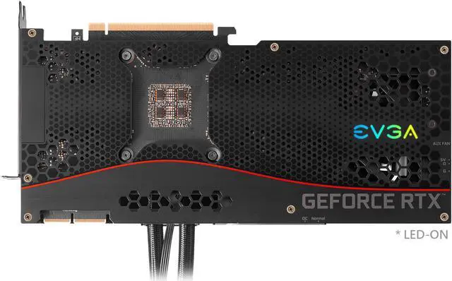 Alt view image 6 of 6 - EVGA GeForce RTX 3090 FTW3 ULTRA HYBRID GAMING, 24G-P5-3988-KR, 24GB GDDR6X, ARGB LED, Metal Backplate