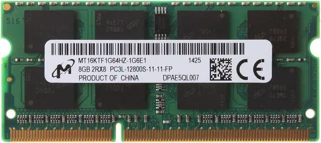 Alt view image 5 of 5 - Crucial 16GB (2 x 8GB) 204-Pin DDR3 SO-DIMM DDR3L 1600 (PC3L 12800) Laptop Memory Model CT2KIT102464BF160B Compatible With  Alienware 15