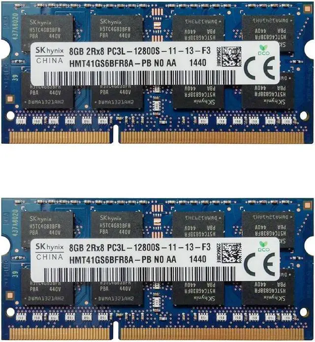 Alt view image 2 of 3 - Hynix HMT41GS6BFR8A-PB 8GB DDR3-1600 2Rx8 1.35v SODIMM