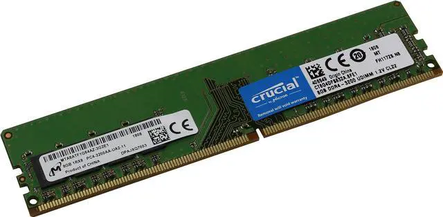 Alt view image 2 of 2 - MICRON CT8G4DFS832A Crucial Memory CT8G4DFS832A 8GB DDR4 3200 MT s (PC4-25600) CL22 SR x8 Unbuffer