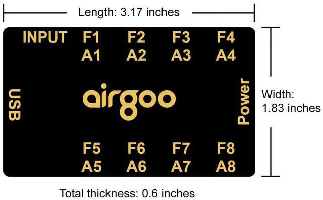 Alt view image 4 of 7 - Airgoo 2-in-1 8-CH ARGB Controller & PWM Fan Hub Support SignalRGB OpenRGB