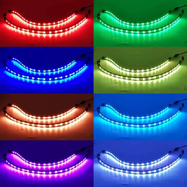 Led Light Strip Computer Lab Airgoo Magnetic Computer LED Strip Kit, 2pcs 15inch PC RGB LED Strip ...