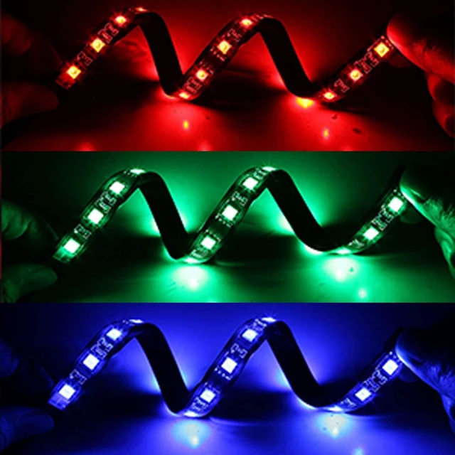 Led Light Strip Computer Lab Airgoo Magnetic Computer LED Strip Kit, 2pcs 15inch PC RGB LED Strip ...