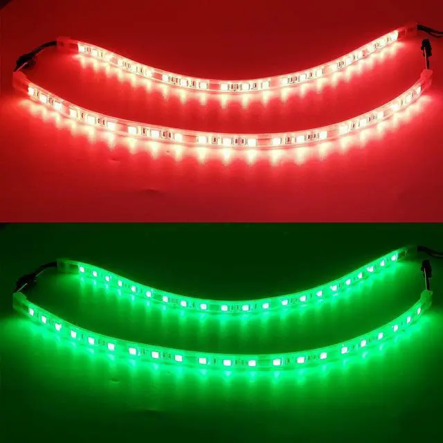 Alt view image 5 of 7 - PC RGB LED Strip Light, White Silicone Housing Magnetic PC Case Lighting, 2PCS Strips 42LEDs for 12V 4-Pin RGB LED Header, for ASUS Aura RGB, MSI Mystic Light, ASROCK Aura RGB, Gigabyte RGB Funsion
