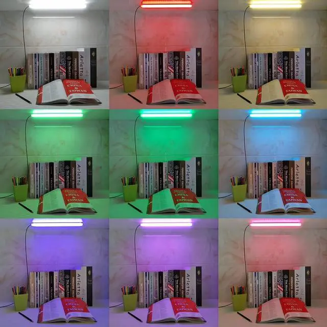 Alt view image 5 of 6 - Airgoo LED Lighting fixtures, New 0.98ft 30 LEDs Diffused Rainbow Ambiance Backlights, Under Cabinet Lighting with Remote Controller, 5V USB Powered, for Closet, Under Counter, Computer Desk
