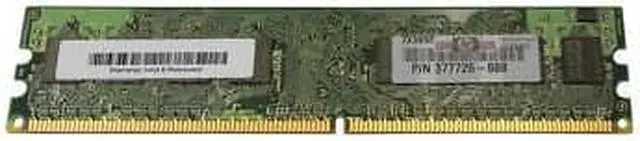 Alt view image 3 of 3 - HP 377726-888 1Gb 667Mhz Pc25300 Cl5 Nonecc Ddr2 Sdram Dimm Genuine
