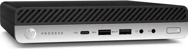 Alt view image 3 of 4 - HP ProDesk 600 G4 Desktop Mini - Intel Core i3 8100T  3.1GHz - 8GB DDR4 RAM - 500GB HDD - Windows 10 - Low Price! Fast Shipping!