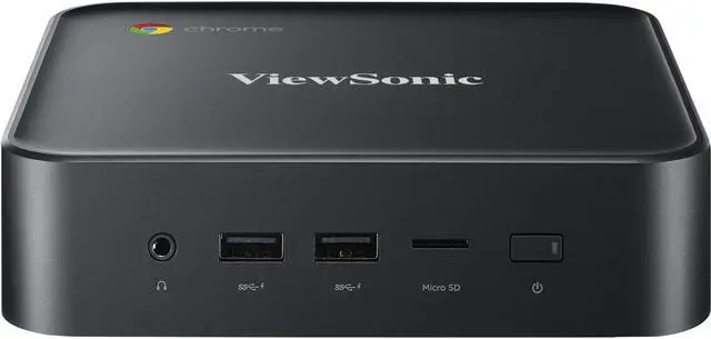 Alt view image 12 of 16 - Viewsonic NMP760 Chromebox - Intel Celeron 5205U Dual-core (2 Core) 1.90 GHz - 8 GB RAM DDR4 SDRAM - 64 GB Flash Memory Capacity - Intel Chip - Chrome OS - Intel UHD Graphics DDR4 SDRAM - IEEE 802.11a