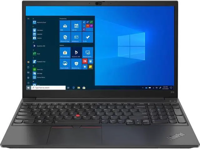 Alt view image 12 of 20 - Lenovo Laptop ThinkPad E15 Gen 2 (Intel) Intel Core i7-1165G7 8GB Memory 512 GB PCIe SSD Intel Iris Xe Graphics 15.6" Non-Touch Screen Windows 10 Pro 64-bit 20TD001NUS