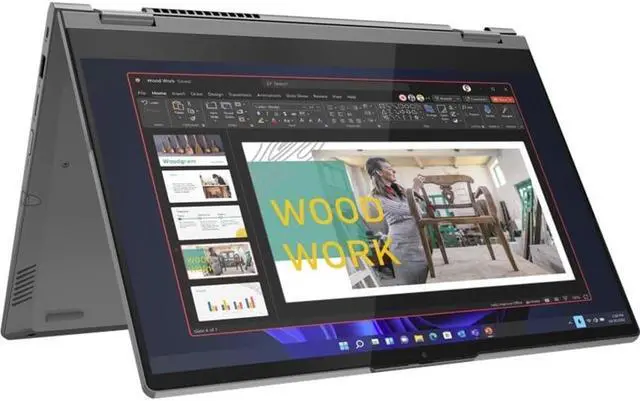 Alt view image 10 of 18 - Lenovo ThinkBook 14s Yoga G2 IAP 21DM003NUS 14" Touchscreen Notebook - Full HD - 1920 x 1080 - Intel Core i7 12th Gen i7-1255U Deca-core (10 Core) - 16 GB Total RAM - 8 GB On-board Memory - 512 G