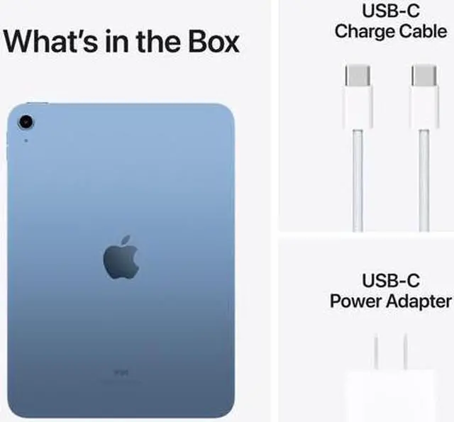 Alt view image 4 of 4 - Refurbished (Excellent) - Apple iPad 10th Gen (WiFi Only) - Blue MPQ93LL 10.9" Tablet Apple A14 Bionic chip 4 GB RAM 256 GB eMMC MacOS