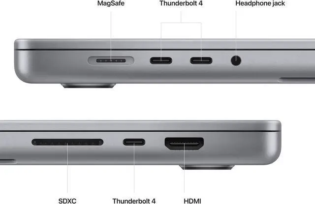 Alt view image 3 of 4 - Apple MacBook Pro (2023) - Space Gray MNW93LL 16.2" Notebook Apple M2 Pro 16 GB Unified RAM 1TB SSD MacOS