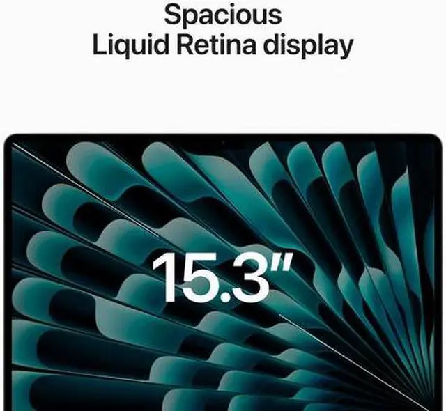Alt view image 3 of 4 - Refurbished (Excellent) - Apple MacBook Air (2023) w/Touch ID - Silver MQKT3LL 15.3 Notebook Apple M2 8GB RAM 512 GB SSD MacOS