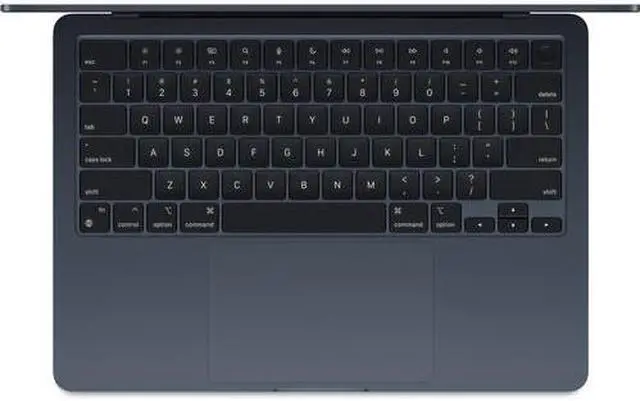 Alt view image 2 of 4 - Refurbished (Excellent) - Apple MacBook Air w/ Touch ID (2024) - Midnight MRXV3LL 13.6" Notebook Apple M3 8 GB RAM 256 GB SSD MacOS