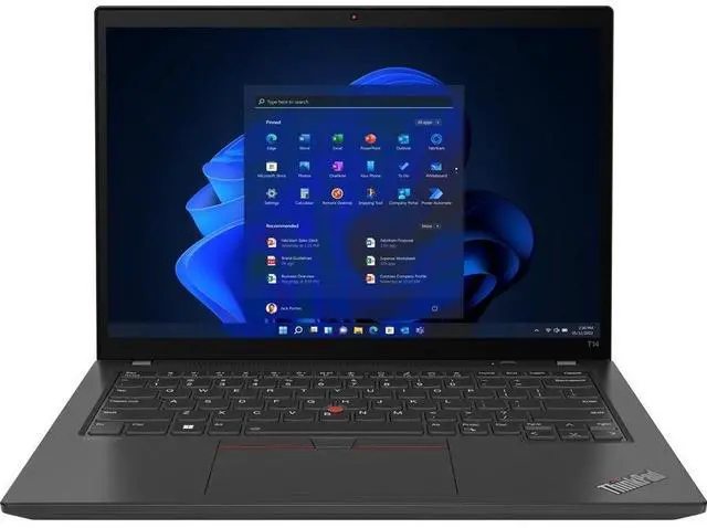 Main image of Refurbished (Excellent) - ThinkPad T14 Gen 3 14" Notebook Intel i7-1270P 32 GB DDR4 256 GB NVMe M.2 PCI Express Windows 11 Pro 64-bit