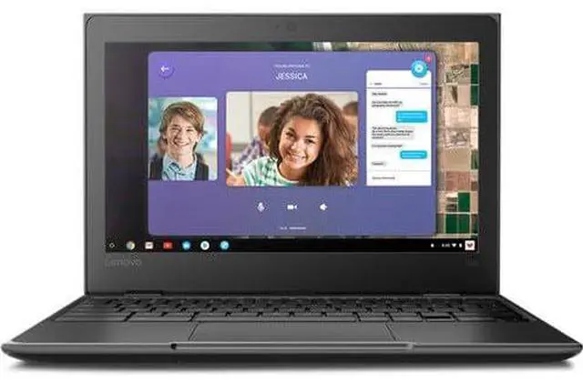 Alt view image 3 of 3 - Refurbished (Excellent) - 100e Chromebook 2nd Gen 82CD0000US 11.6" Chromebook AMD A4-9120C 4 GB DDR4 32 GB Flash ChromeOS