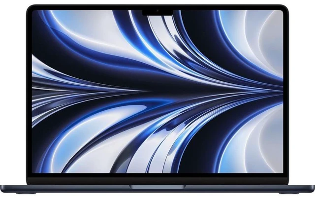 Main image of Refurbished (Fair) - Apple MacBook Air w/Touch ID (2022) - Midnight MLY33LL 13.6" Notebook Apple M2 8 GB RAM 256 GB SSD MacOS