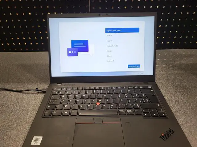 Alt view image 2 of 4 - Refurbished (Fair) - Lenovo ThinkPad X1 Carbon 8th Gen 14" Ultrabook Intel i5-10310U 16 GB LPDDR3 256 GB SSD Windows 11 Pro